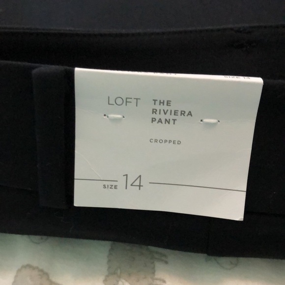 Loft Riviera Pant Cropped size 14 - Picture 3 of 11